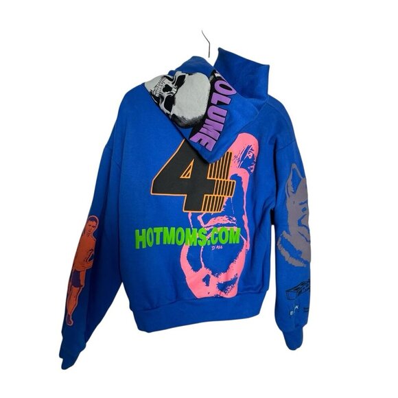 Drake FATD For All The Dogs Hoodie Blue Mens size small Sweatshirt Related - Picture 2 of 11